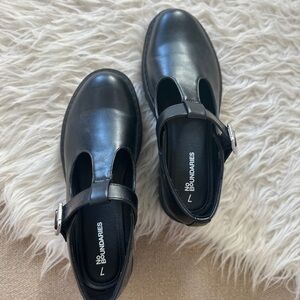 No Boundaries Black T-Strap Shoes